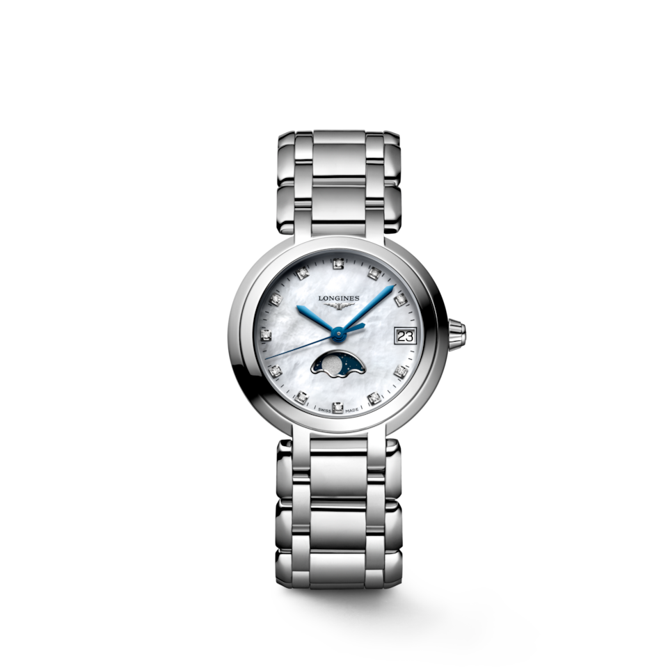 Longines PrimaLuna Moonphase 30.50mm Cadran Nacre Blanche - L8.115.4.87.6