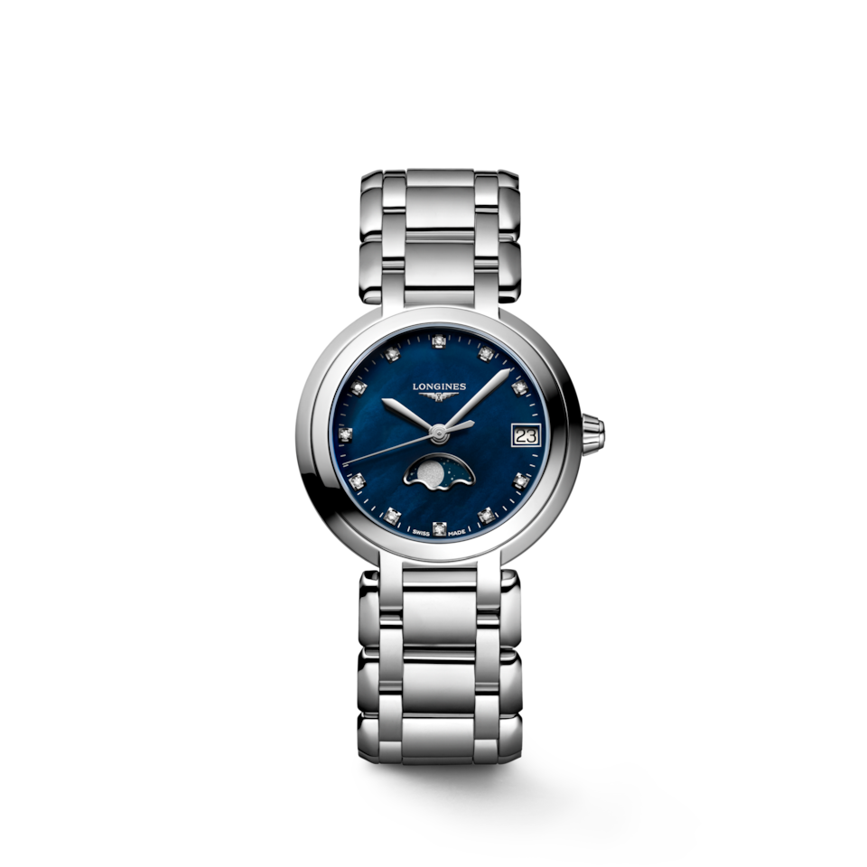Longines PrimaLuna Moonphase 30.50mm Cadran Nacre Bleue - L8.115.4.98.6