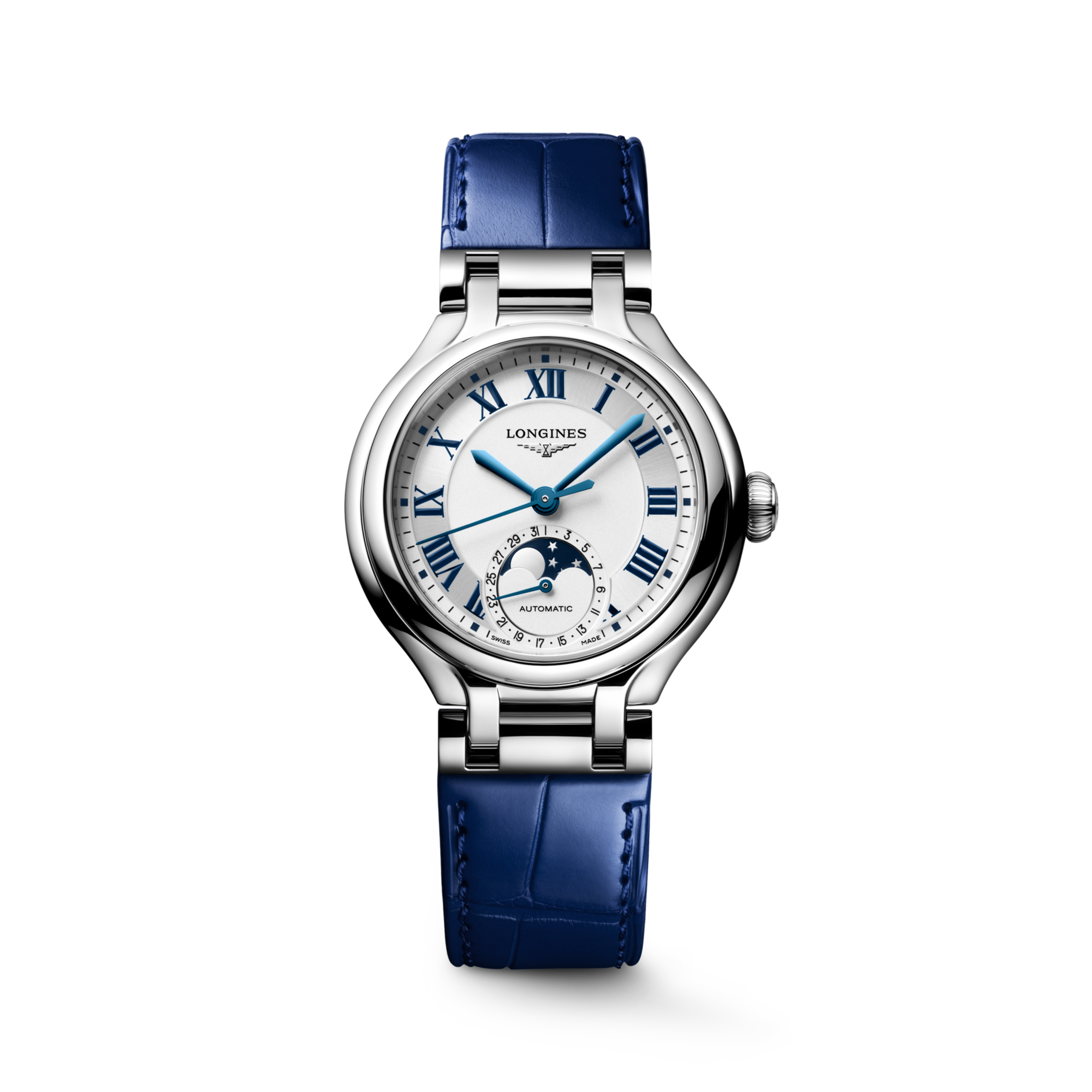 Longines PRIMALUNA MOONPHASE Automatic Stainless steel Watch - L8.126.4.71.2
