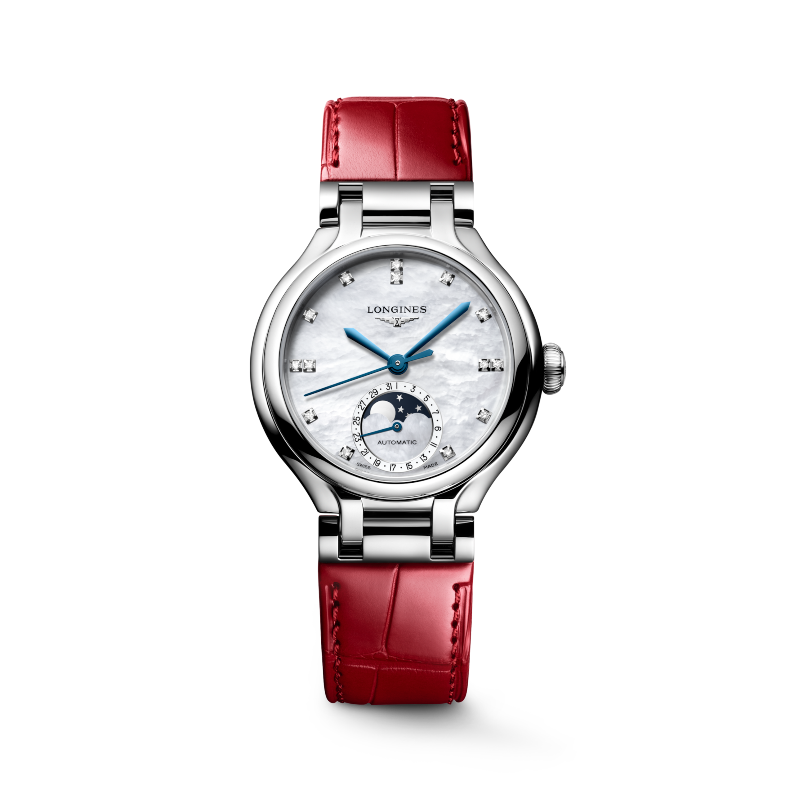 Longines primaluna moonphase automatik edelstahl Watch - l8.126.4.87.2