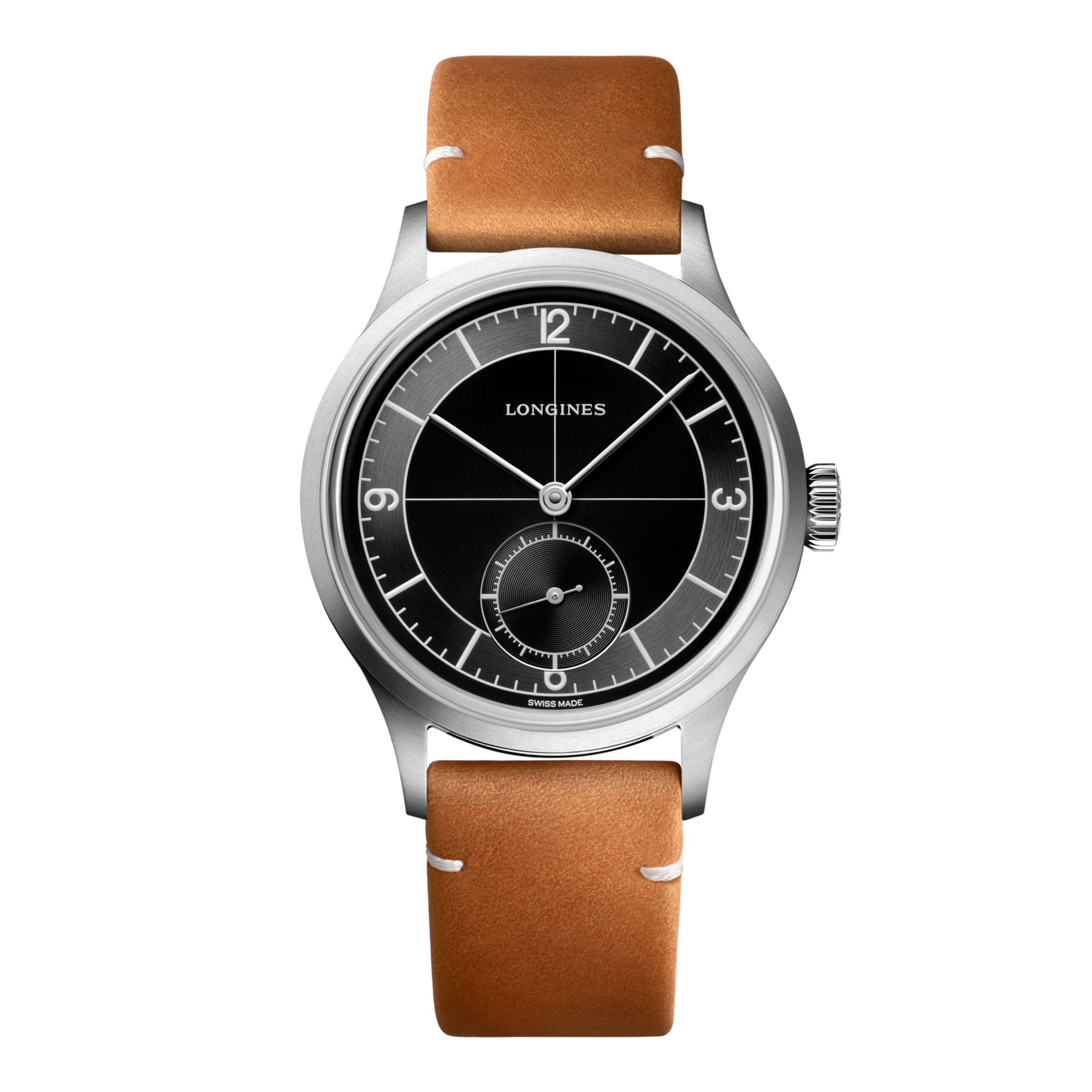 LONGINES SECTOR DIAL 自動巻、ステンレススティール、シルバー LONGINES SECTOR DIAL 自動巻、ステンレススティール、シルバー