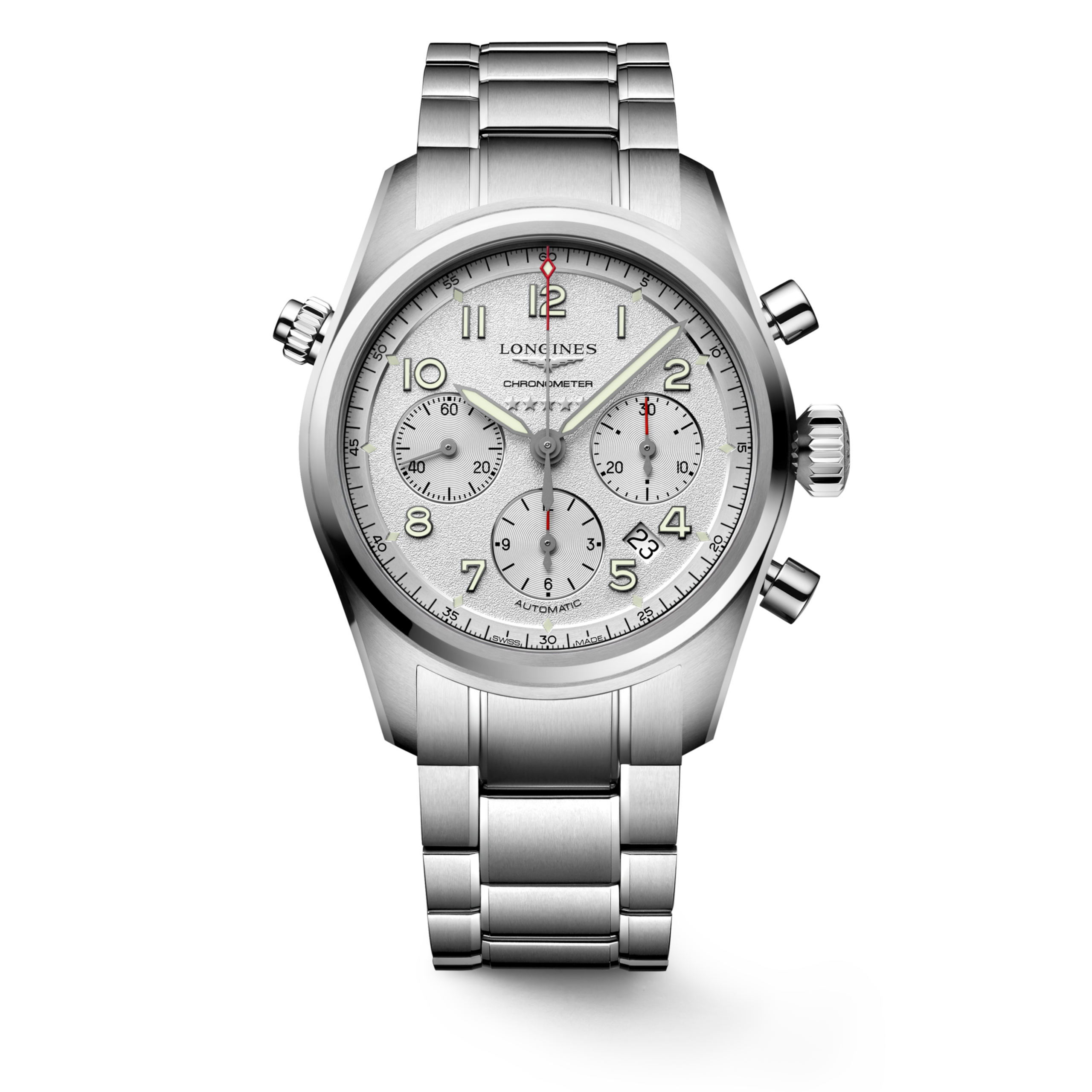 Longines SPIRIT CHRONOGRAPH Automatic Stainless steel Watch - L3.820.4.73.6