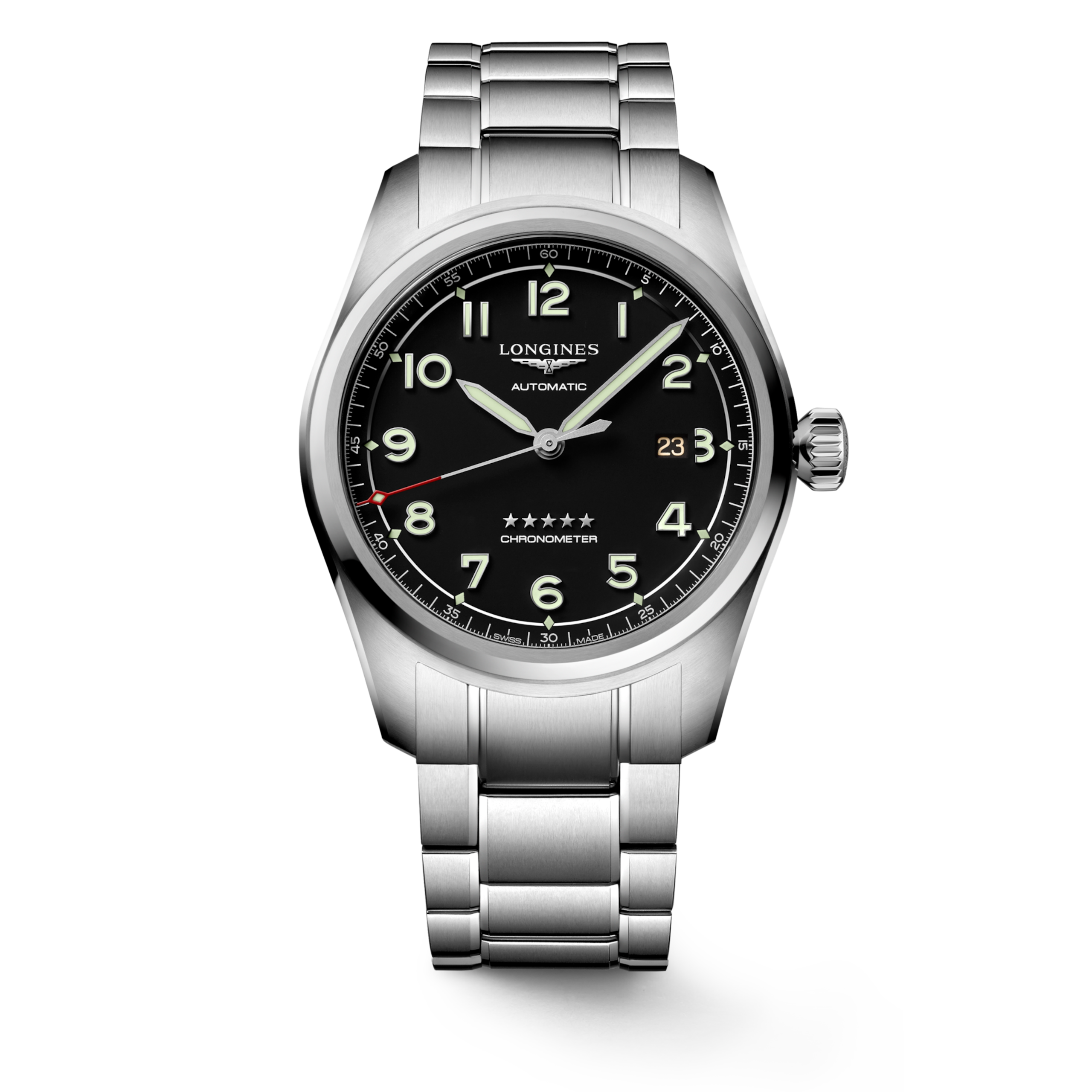 Longines SPIRIT Automatic Stainless steel Watch - L3.811.4.53.6