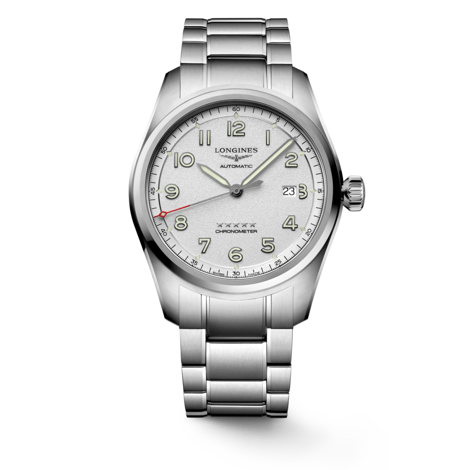 Longines Spirit 42mm Cadran Argenté - L3.811.4.73.6