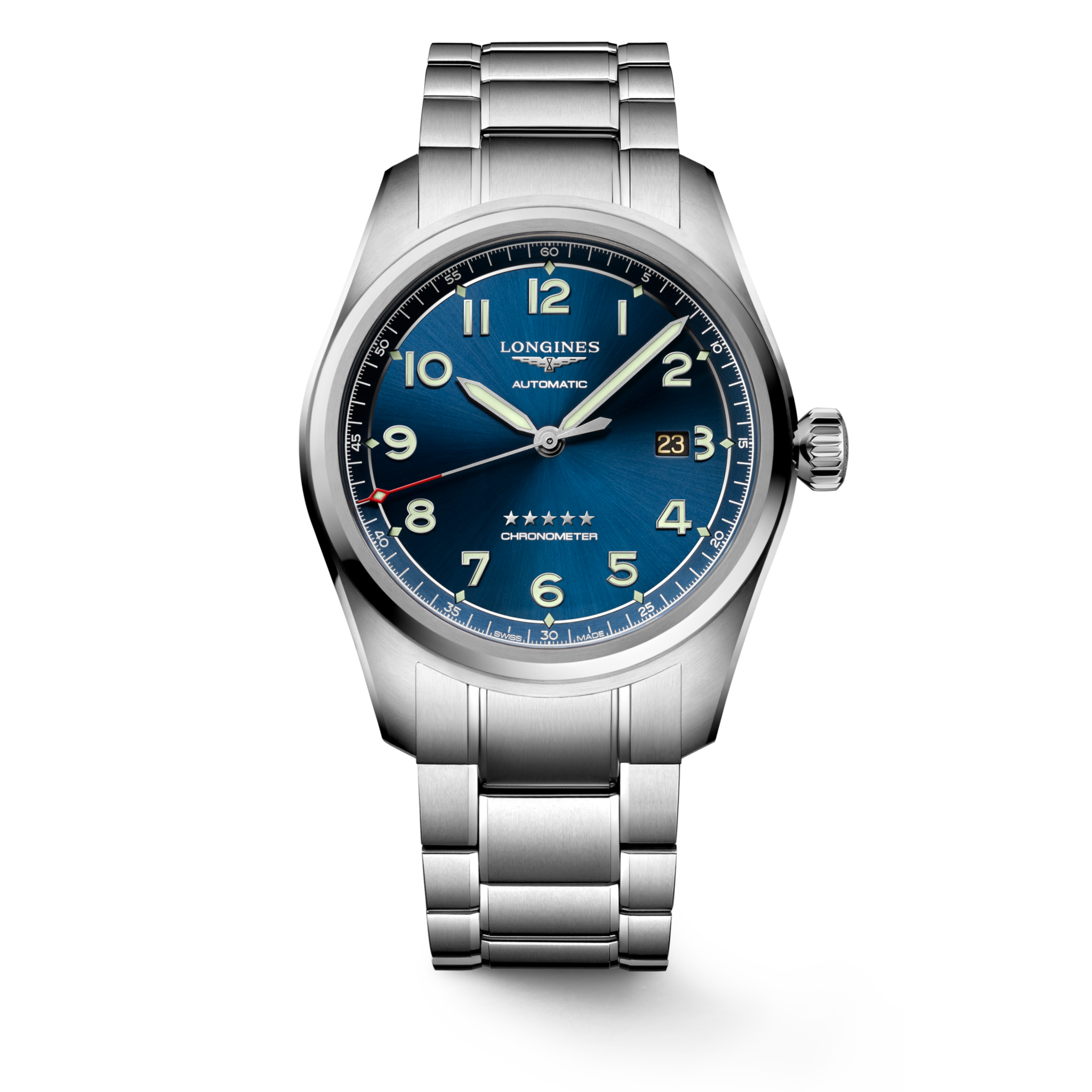 Longines SPIRIT Automatic Stainless steel Watch - L3.811.4.93.6