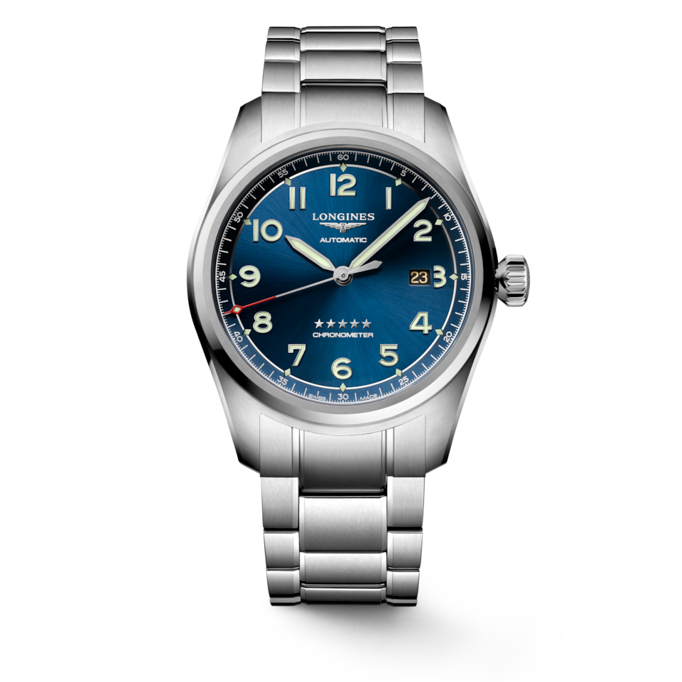 Longines Spirit 42mm Cadran Bleu Soleillé - L3.811.4.93.6