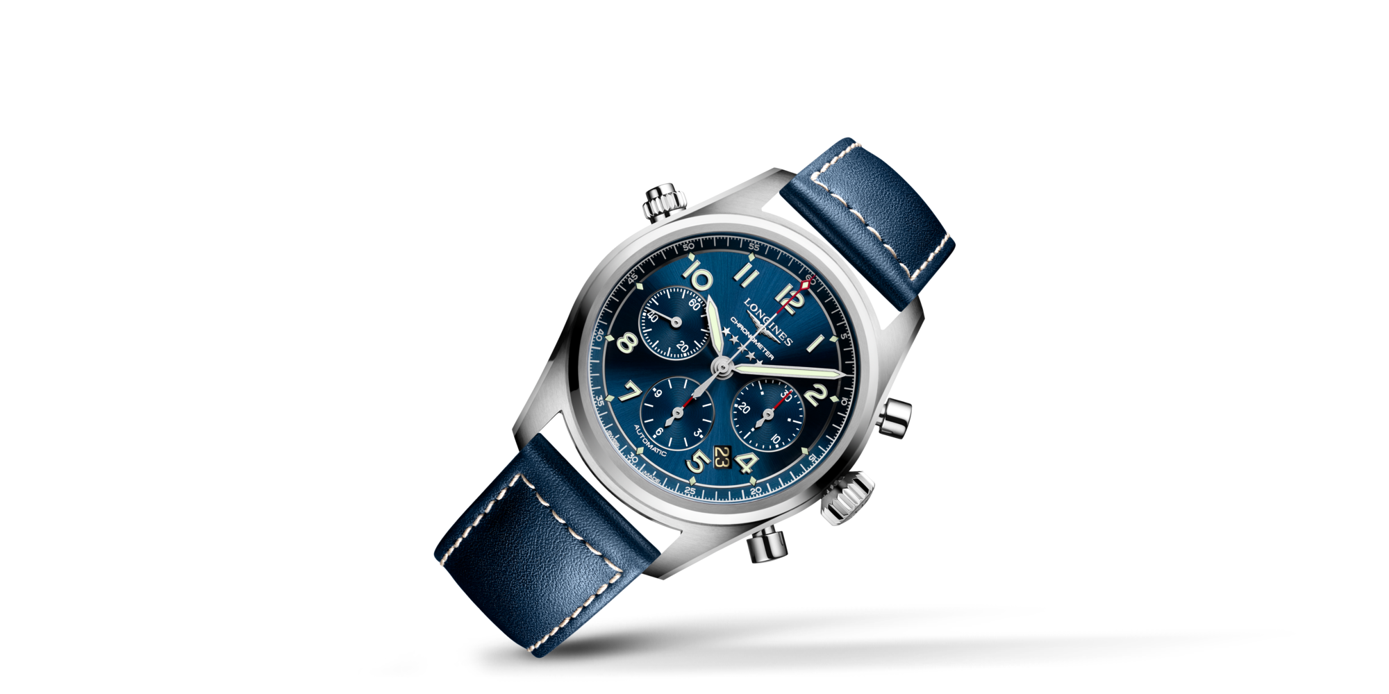 LONGINES SPIRIT Automatic, Stainless Steel, Sunray Blue Dial 