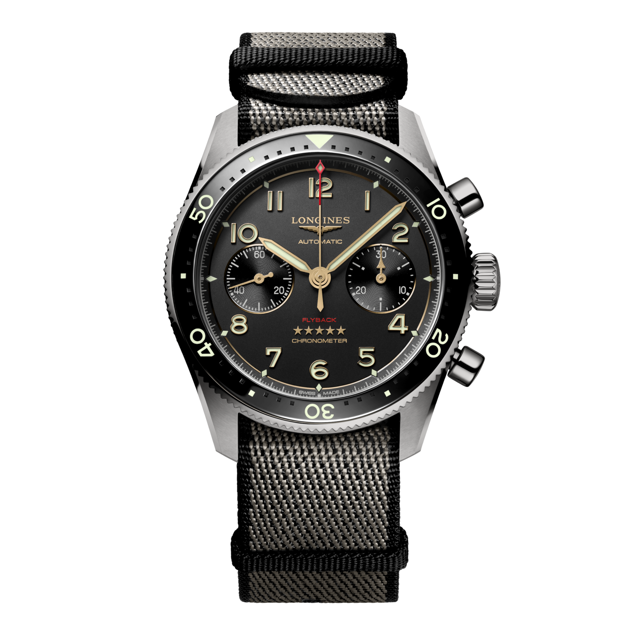 LONGINES SPIRIT FLYBACK TITANIUM