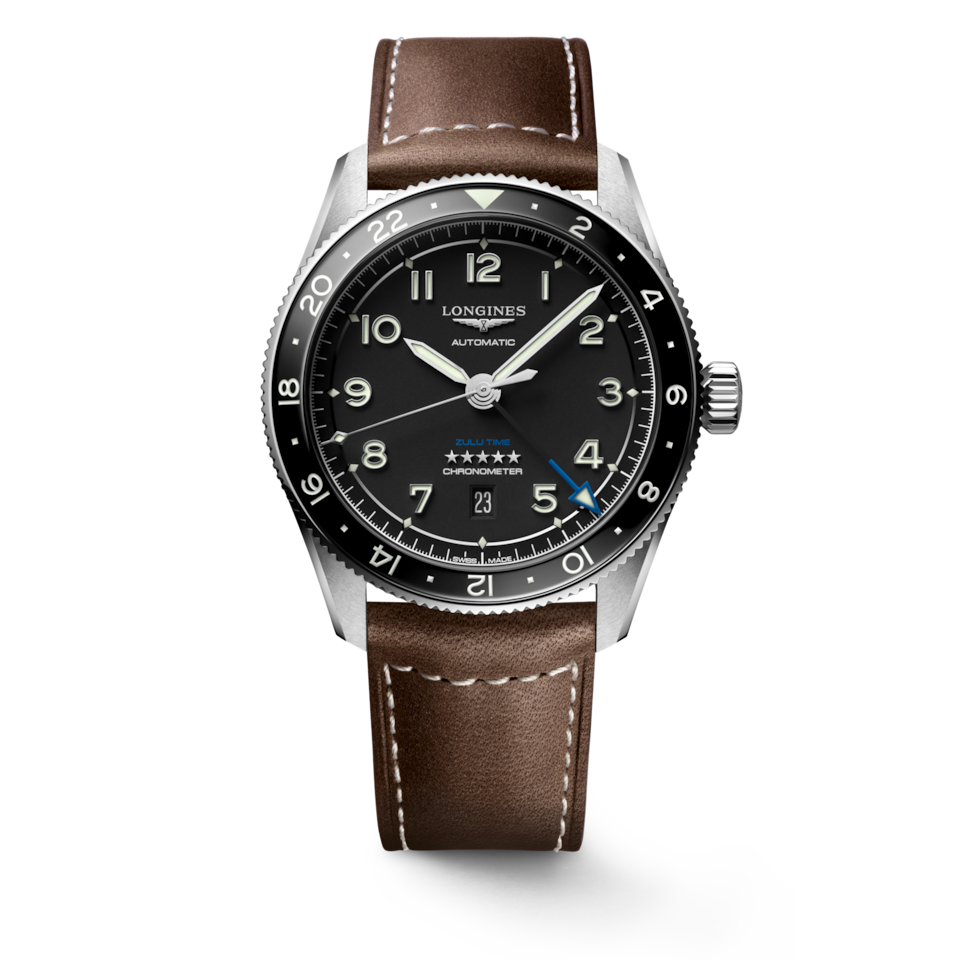 Longines Spirit Zulu Time Cadran Noir Mat - L3.812.4.53.2