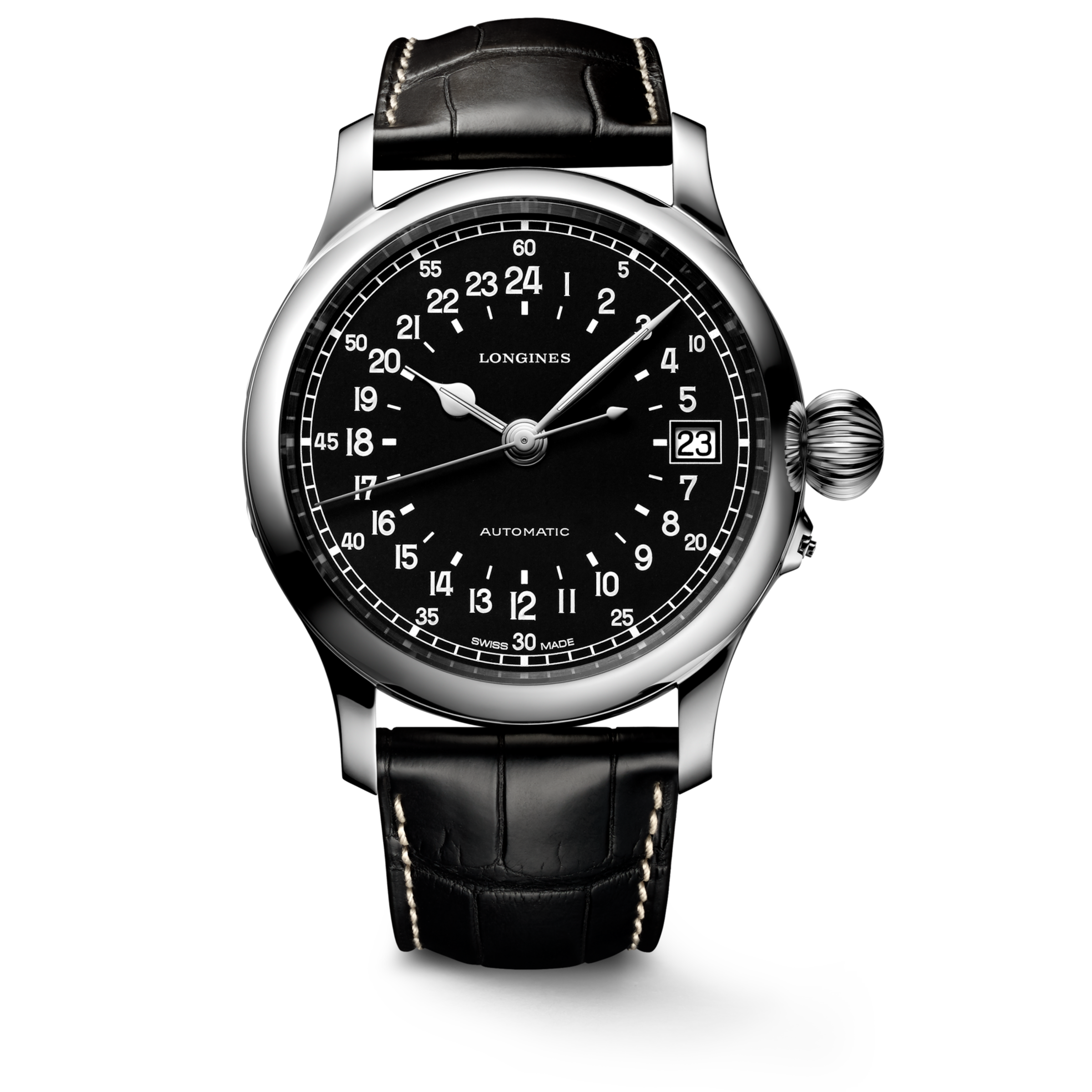 Longines TWENTY-FOUR HOURS Automatic Stainless steel Watch - L2.751.4.53.4