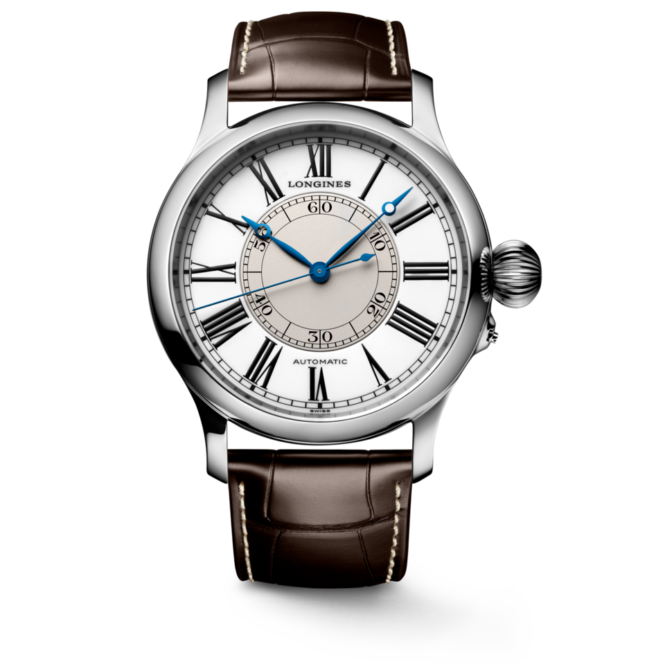 Longines Weems Second-Setting Watch Laque blanche polie - L2.713.4.11.0