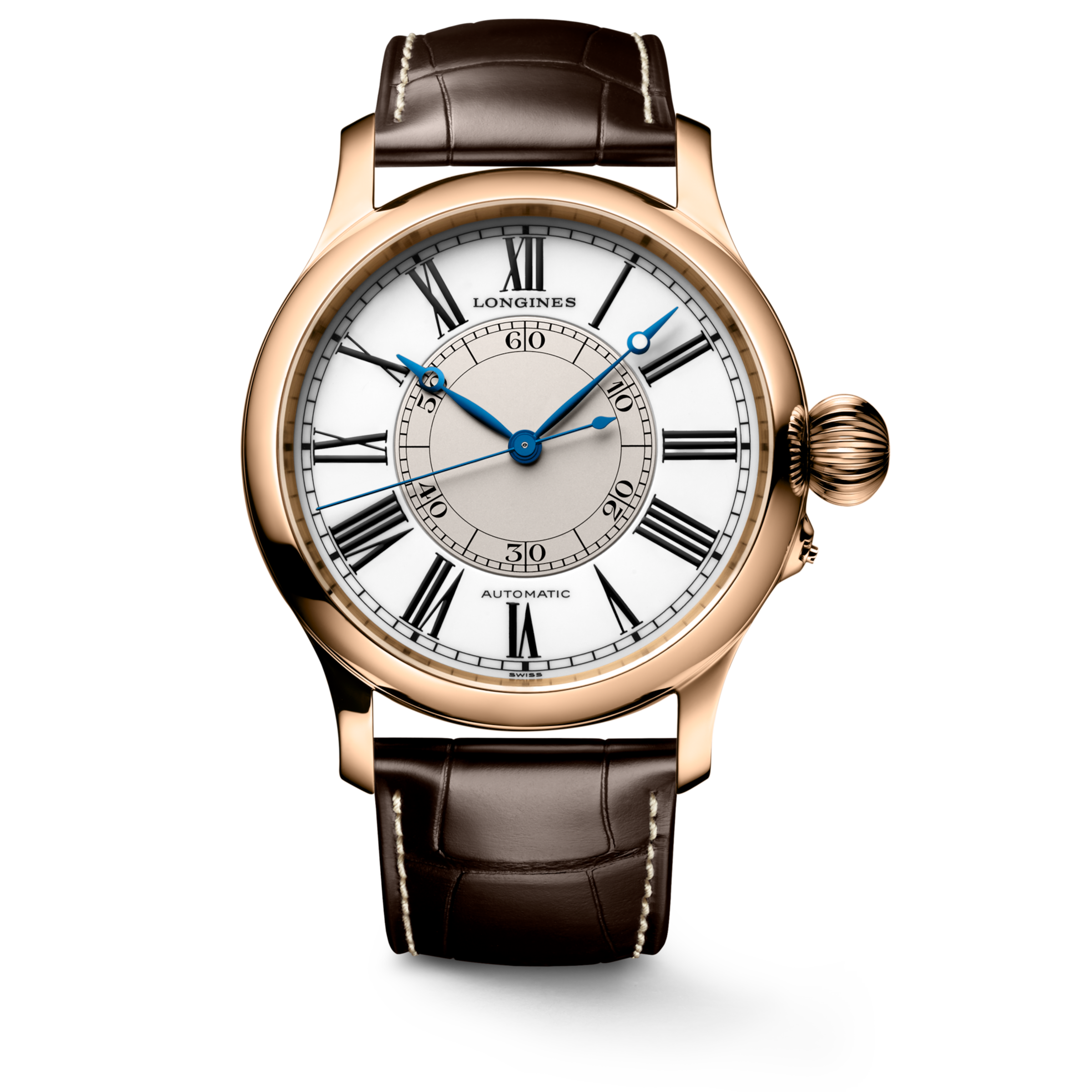 Longines WEEMS SECOND-SETTING WATCH Automatic 18 karat pink gold Watch - L2.713.8.11.0
