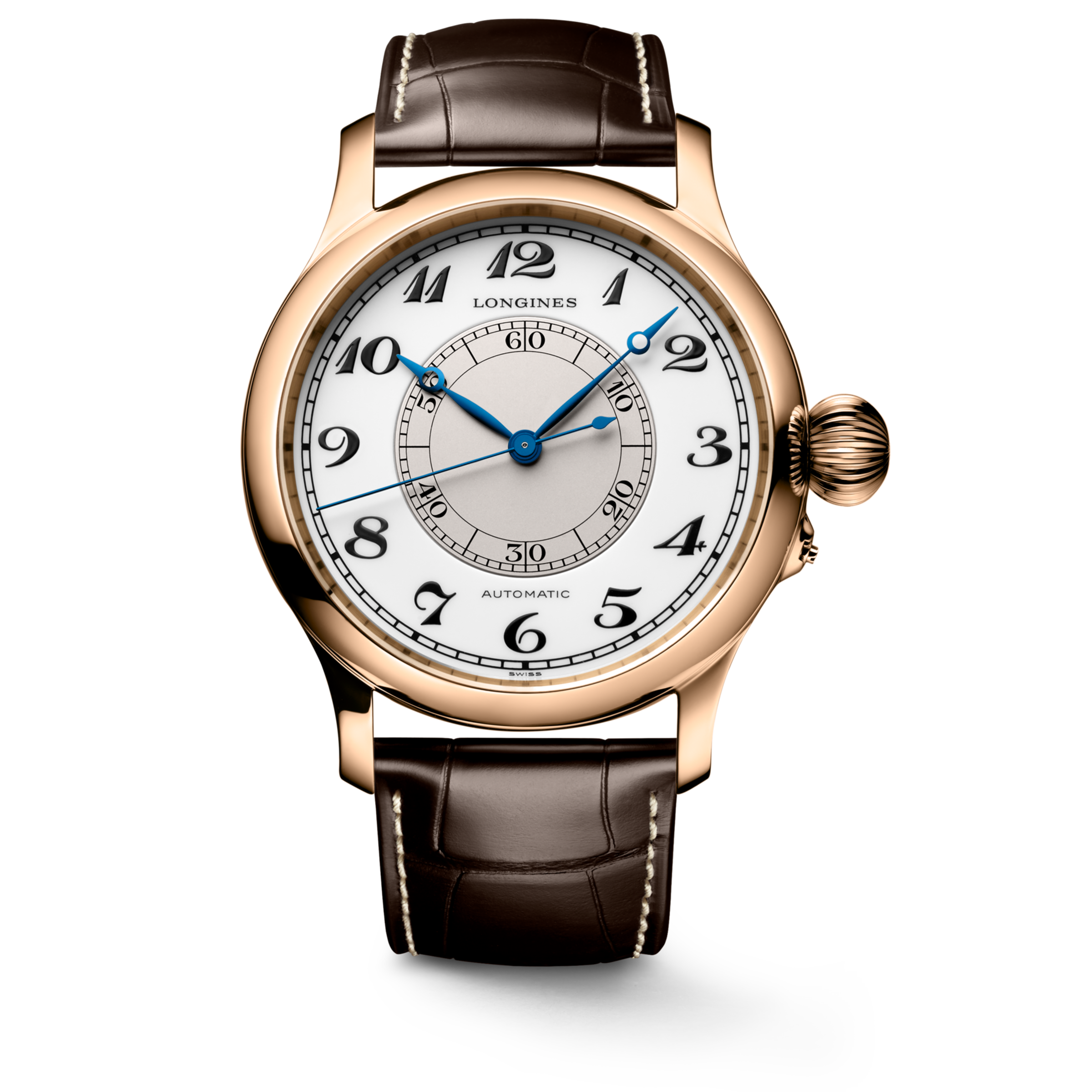 Longines WEEMS SECOND-SETTING WATCH Automatic 18 karat pink gold Watch - L2.713.8.13.0