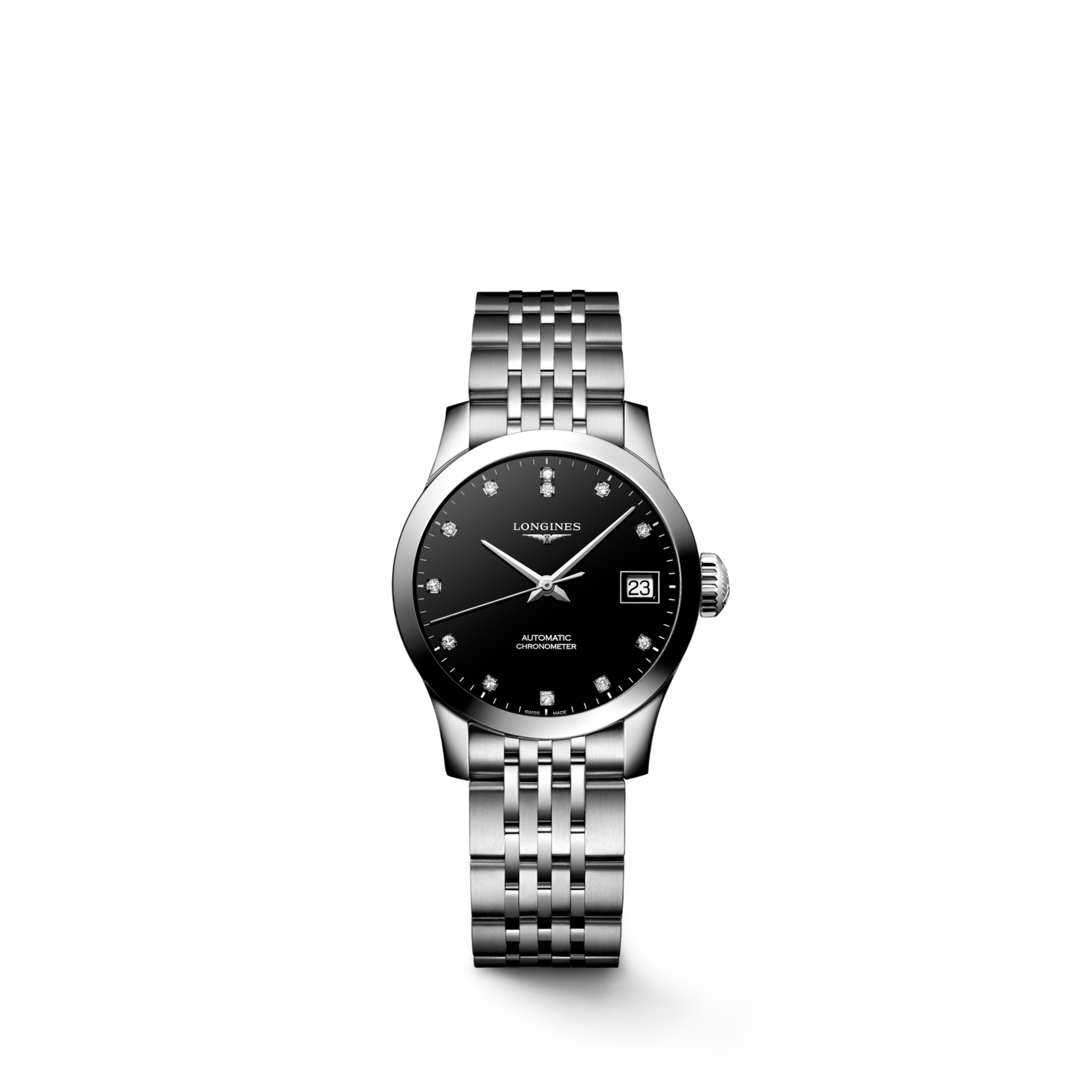 Longines RECORD Automatic Stainless steel Watch - L2.320.4.57.6