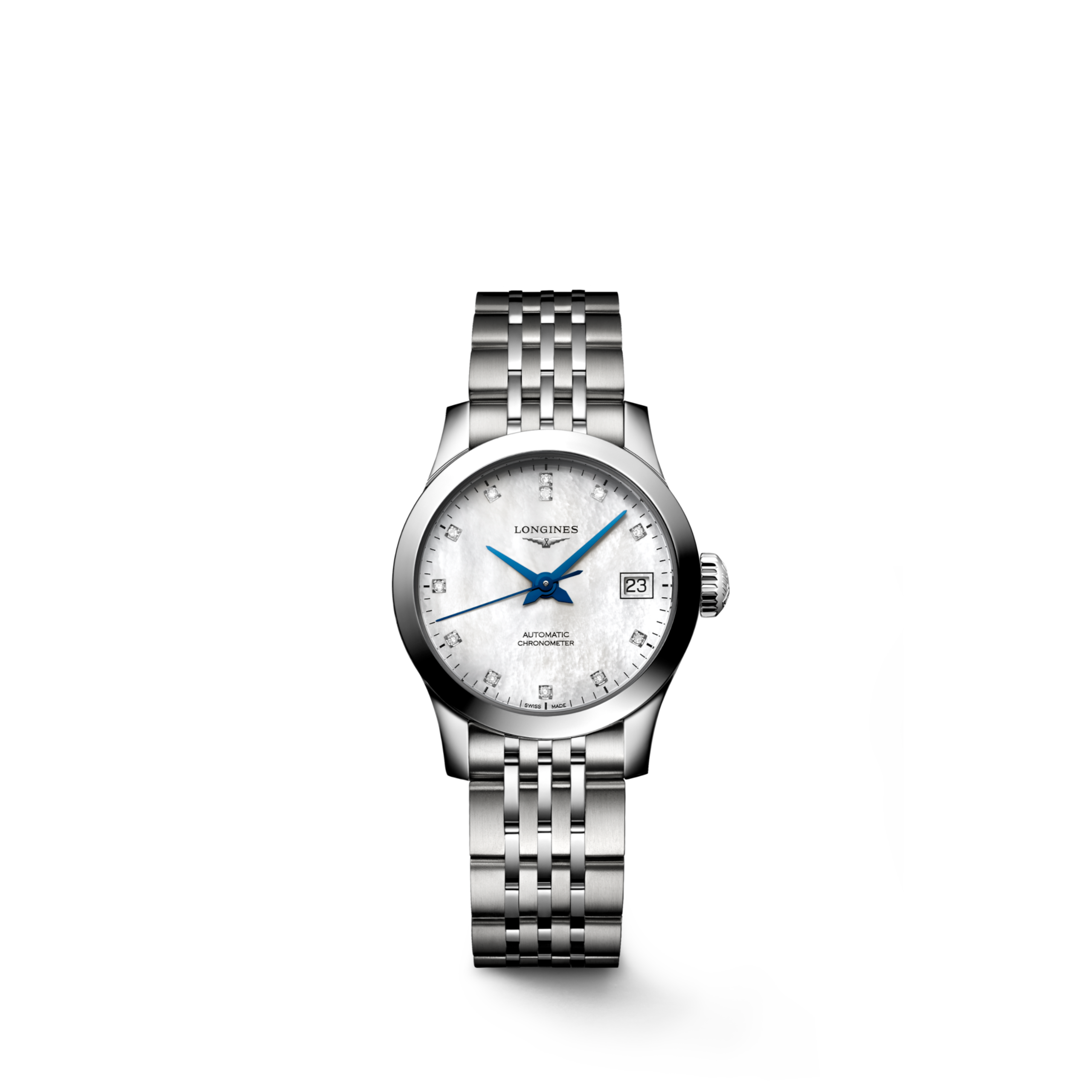 Longines RECORD Automatic Stainless steel Watch - L2.320.4.87.6