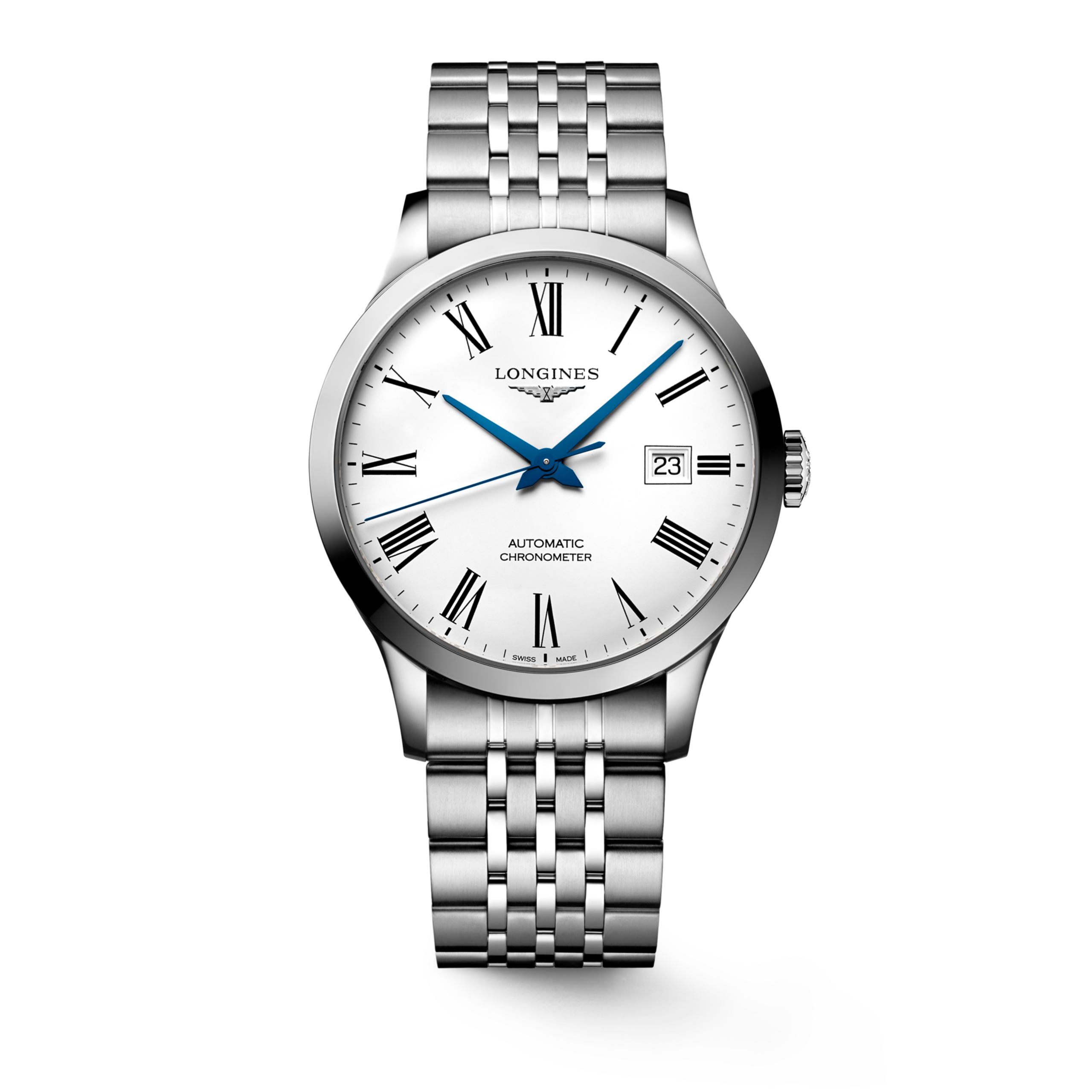 Longines RECORD Automatic Stainless steel Watch - L2.821.4.11.6