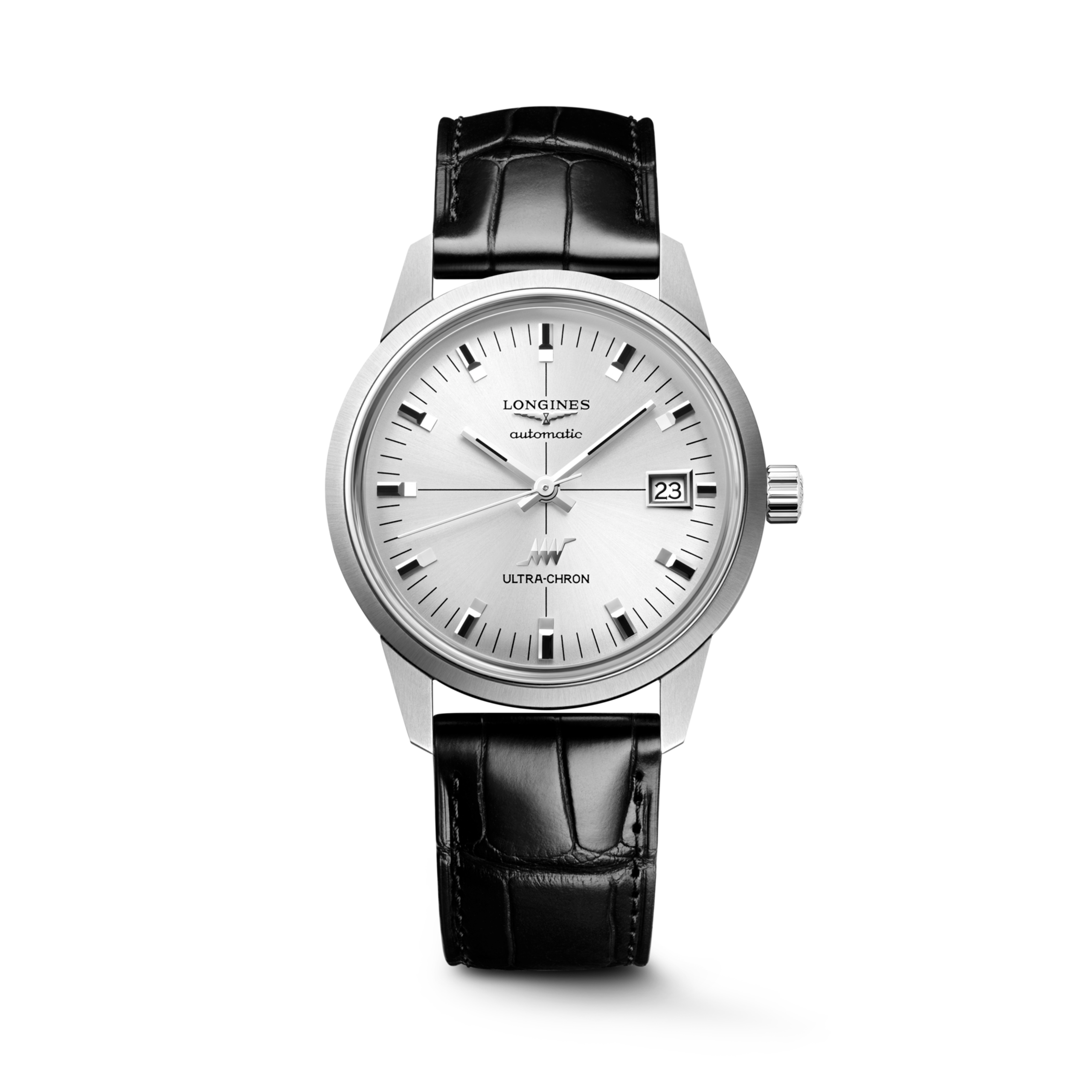 ULTRA-CHRON CLASSIC L2.537.4.72.2 Automatic, Stainless steel, Sunray silver, Strap Watch - Watch soldier