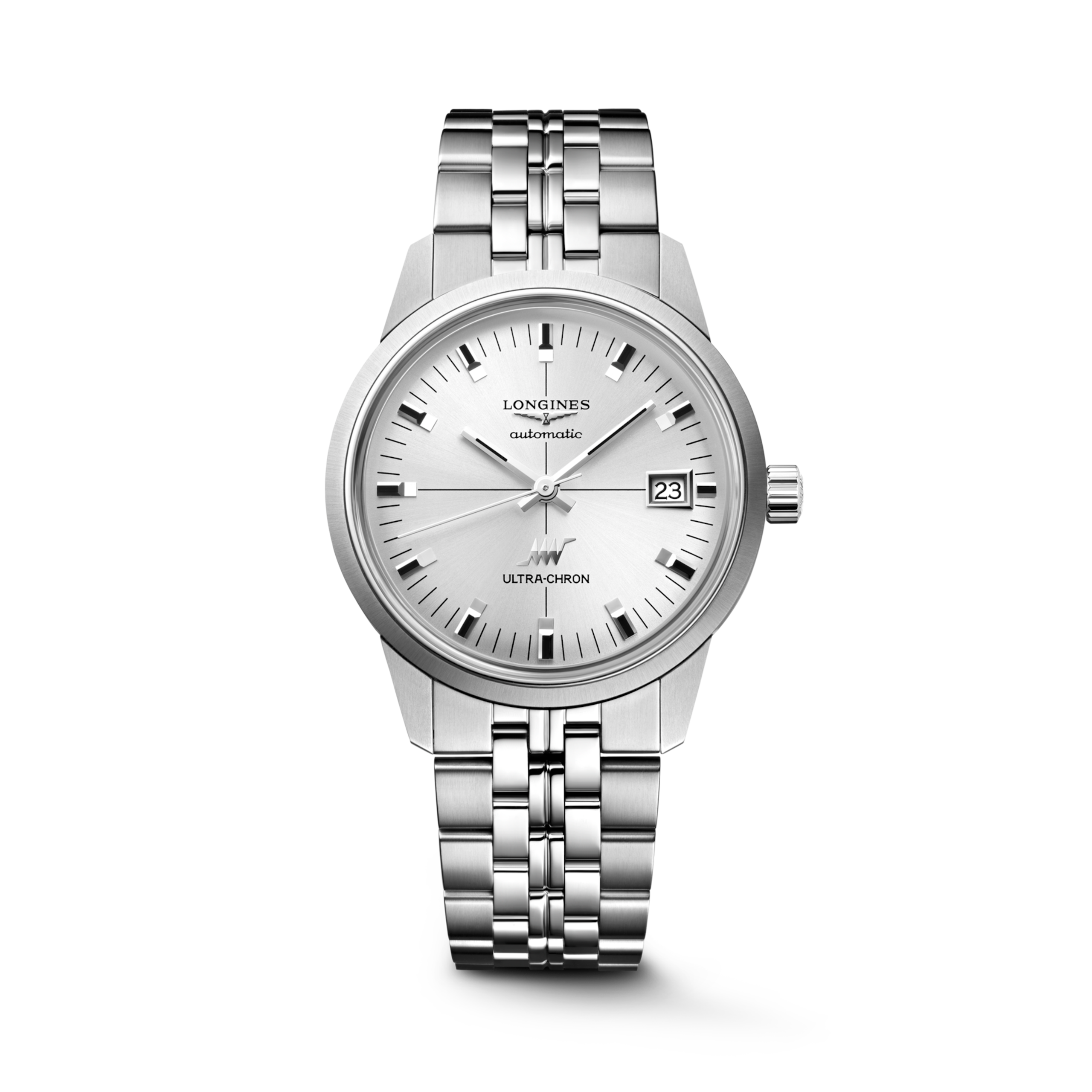 Longines ULTRA-CHRON CLASSIC automatic stainless steel Watch - L2.537.4.72.6