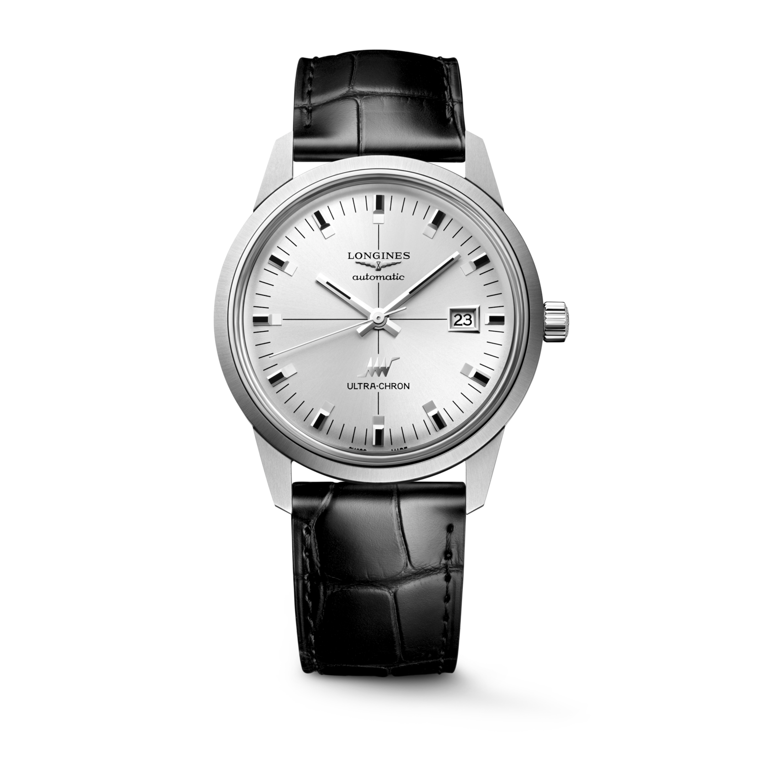 ULTRA-CHRON CLASSIC L2.937.4.72.2 Automatic, Stainless steel, Sunray silver, Strap Watch - Watch soldier