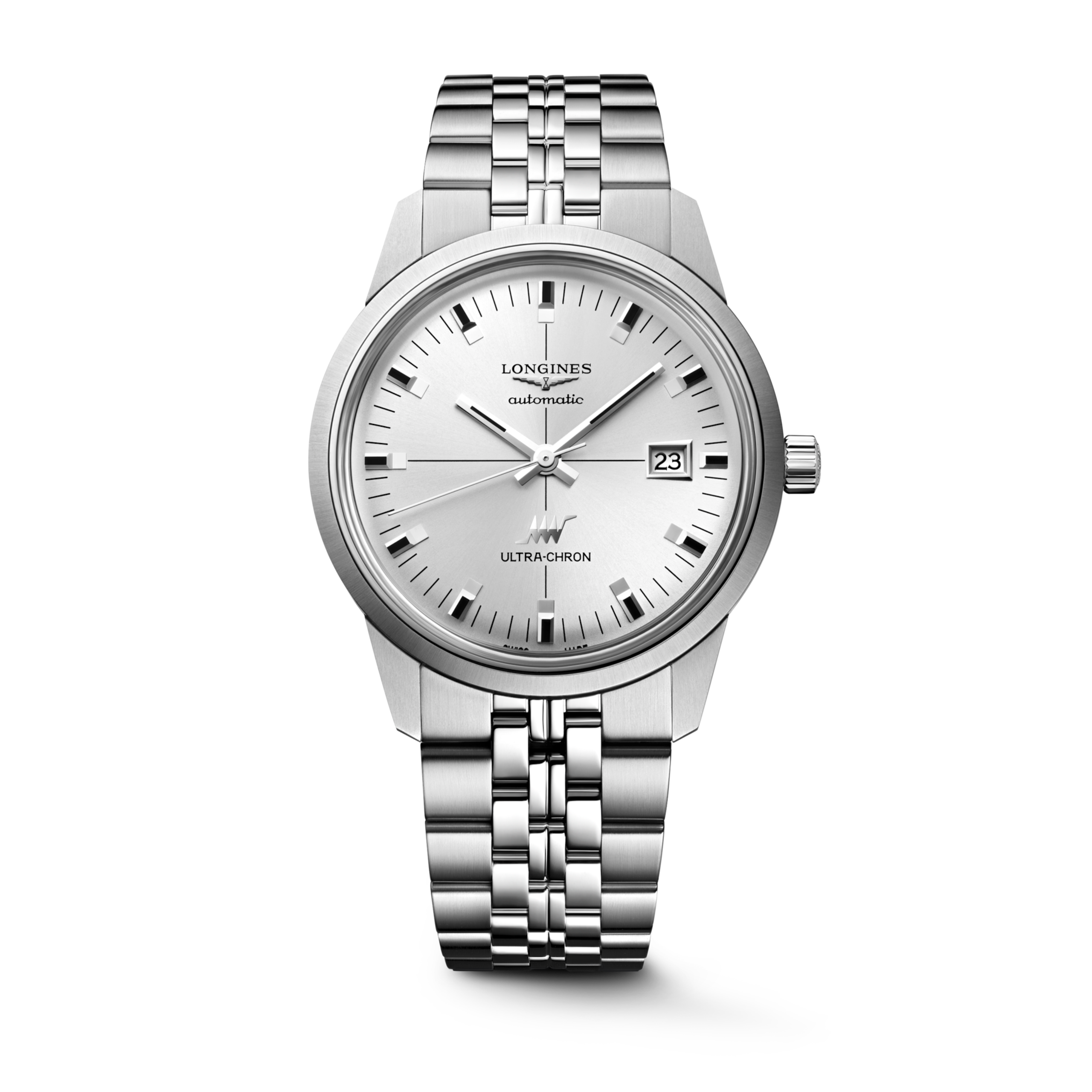 Longines ULTRA-CHRON CLASSIC automatico acciaio inossidabile Watch - L2.937.4.72.6