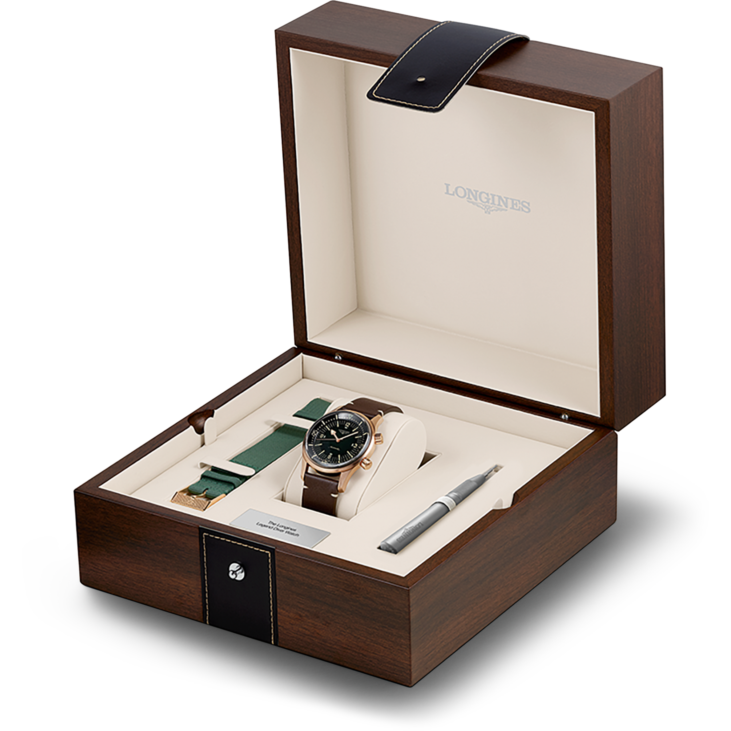 Longines LEGEND DIVER BRONZE Automatic Bronze with Titanium case back Watch - L3.774.1.50.2